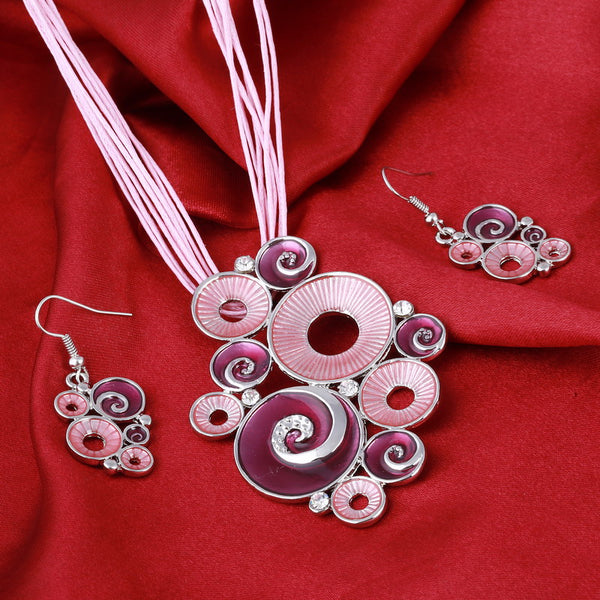 Stylish Oil Painting Jewelry Set