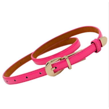 Candy Pink Thin Belt