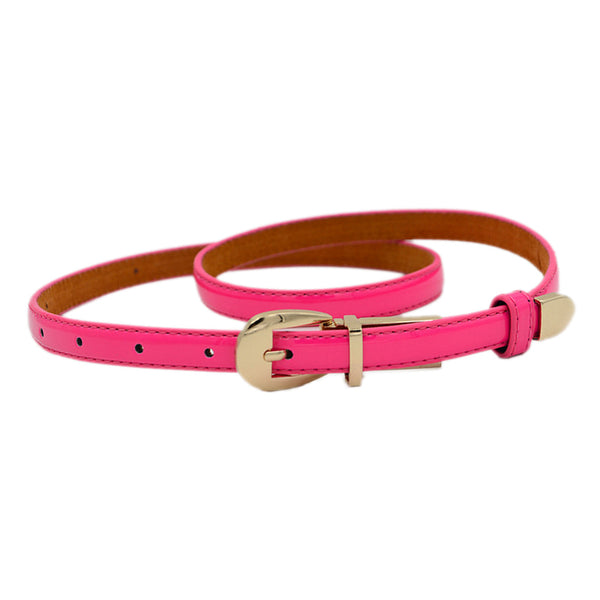 Candy Pink Thin Belt
