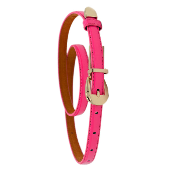 Candy Pink Thin Belt