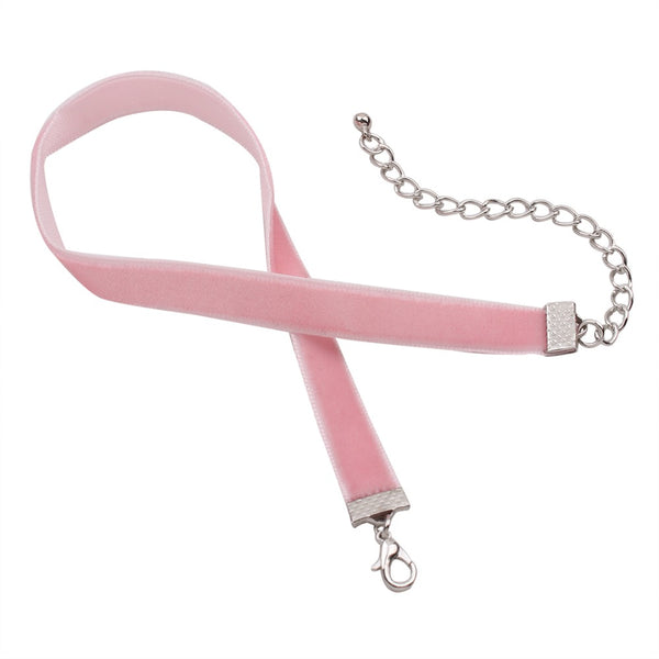 Rosy Pink Choker Necklace Set