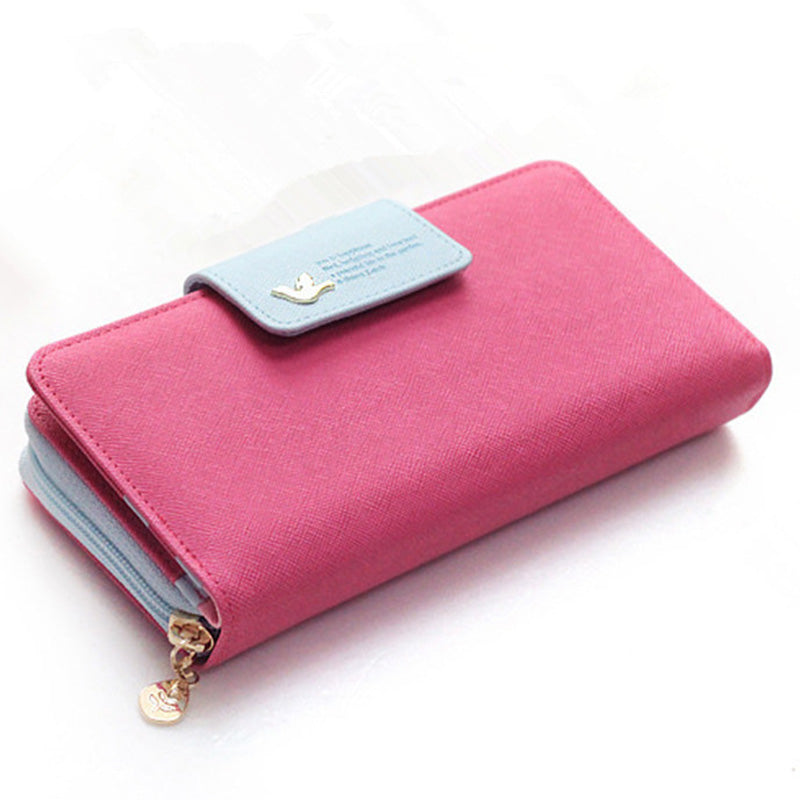2 Pc Women Clutch Coin Wallet Zippered Purse Card Holder Money Bag Cas —  AllTopBargains